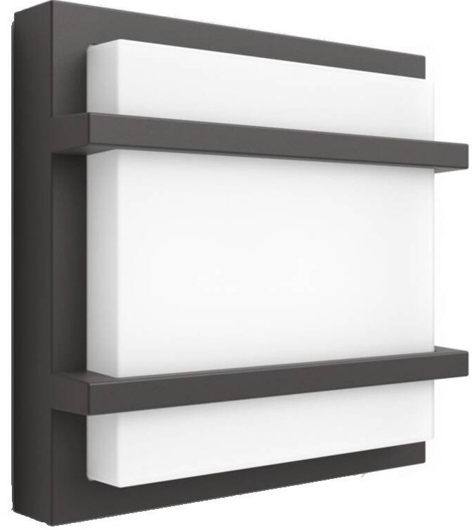 Nástěnné svítidlo Philips Petronia, LED, teplá bílá - antracitové