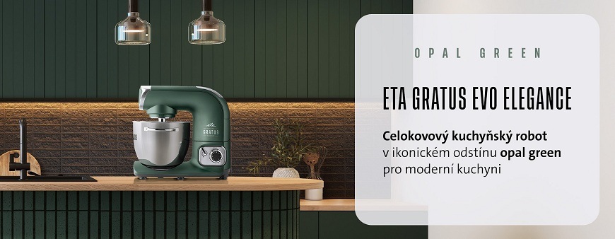 Kuchyňský robot ETA Gratus EVO Elegance, zelená