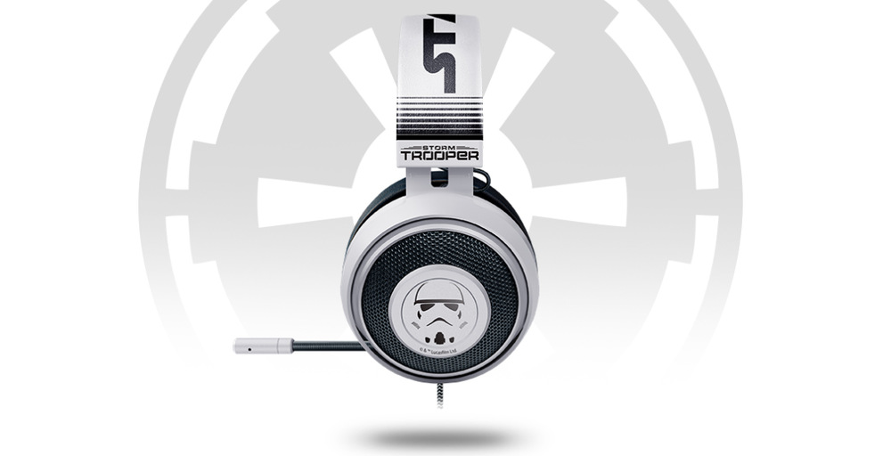 Headset Razer Kraken - Stormtrooper Ed. černý/bílý Headset Razer Kraken - Stormtrooper Ed. černý/bílý