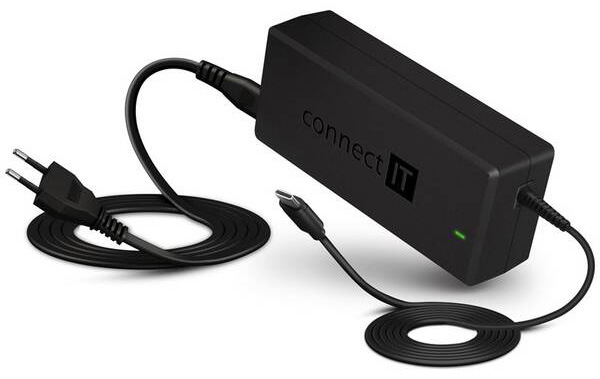 Napájecí adaptér Connect IT MacPower univerzální pro notebooky USB-C, PD 65 W