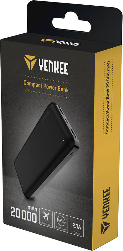 Powerbanka YENKEE YPB 2020 20 000mAh černá Powerbanka YENKEE YPB 2020 20 000mAh černá