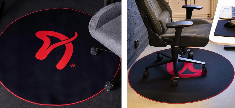 Podložka pod židli Arozzi Zona Floor Pad černá/červená Arozzi Zona Floor Pad