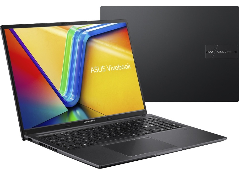 Otevřený a zavřený notebook Asus Vivobook 16