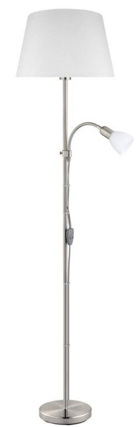 Stojací lampa Eglo Conesa bílá/kovová
