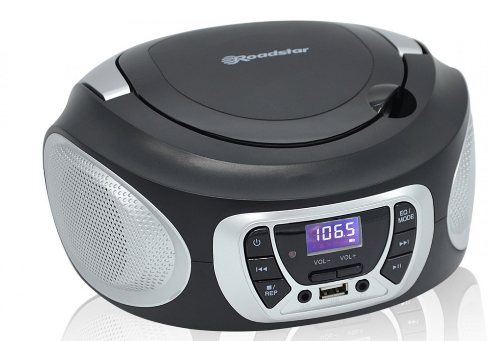 Radiopřijímač s CD Roadstar CDR-365 U černý/stříbrný