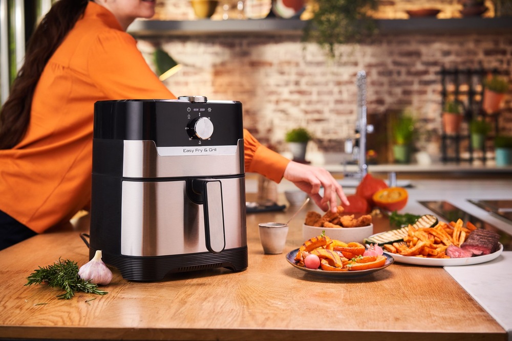 Fritéza horkovzdušná Tefal EY501D15 Easy Fry&Grill 2v1 Tefal Easy Fry&Grill EY501D15 2 v 1