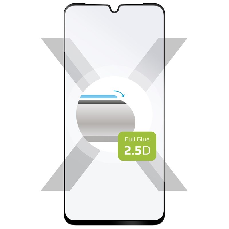 Tvrzené sklo FIXED Full-Cover na Samsung Galaxy A16 4G/5G/A26 5G černé