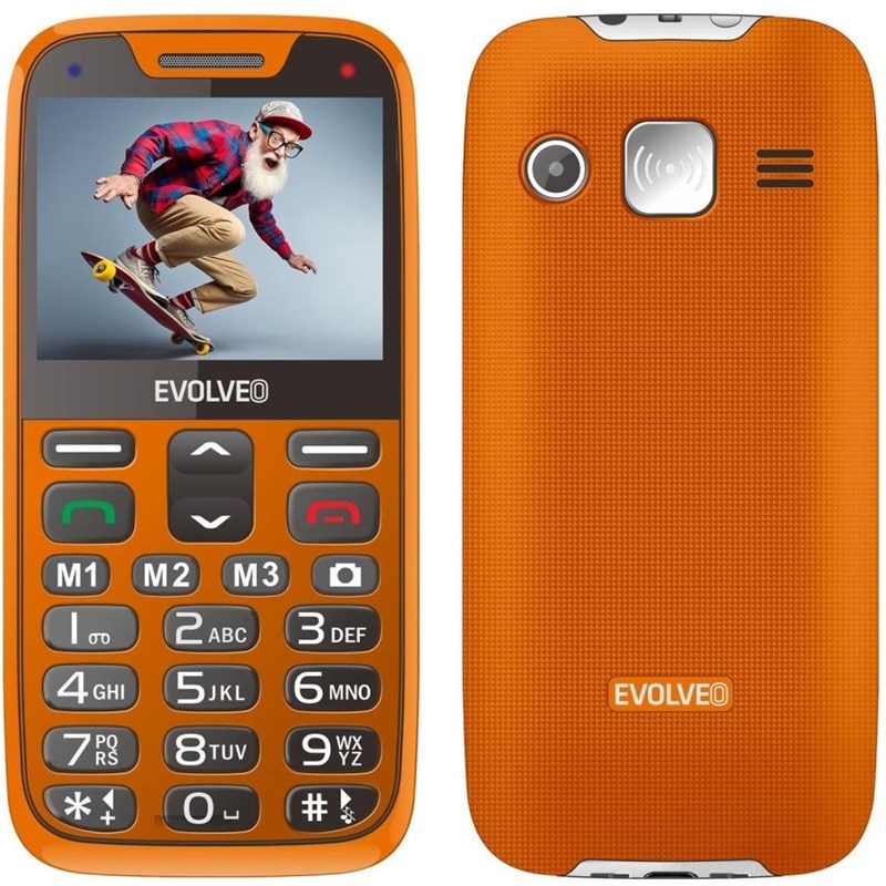 Mobilní telefon Evolveo EasyPhone XR oranžový