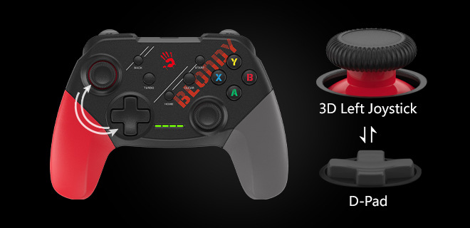 Gamepad A4Tech Bloody GPW50 černý/červený A4Tech Bloody GPW50
