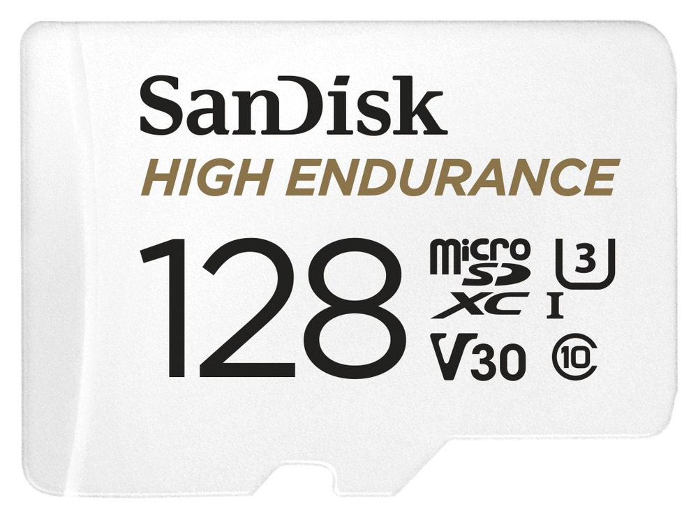 Paměťová karta SANDISK Micro SDXC High Endurance Video 128 GB + adaptér