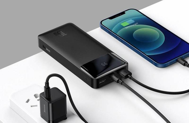 Powerbanka Baseus Bipow 20000mAh 15W černá