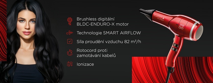 Fén Valera Swiss Air4ever eQ RC D 000092431 červený Fén Valera Swiss Air4ever eQ RC D 000092431 červený