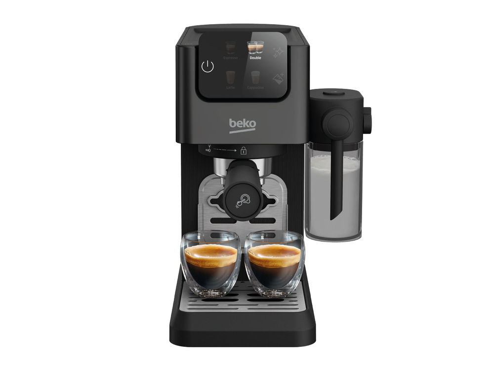 Pákový kávovar Beko Caffe experto CEP5464DX černý Pákový kávovar Beko CEP5464DX