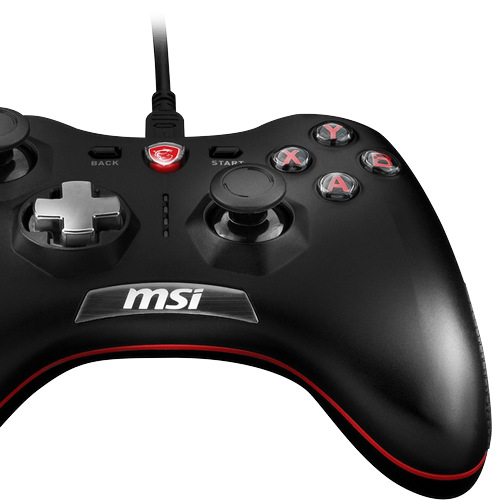 Gamepad MSI Force GC20, drátový, pro PC, PS3, Android černý Gamepad MSI Force GC20, drátový, pro PC, PS3, Android černý