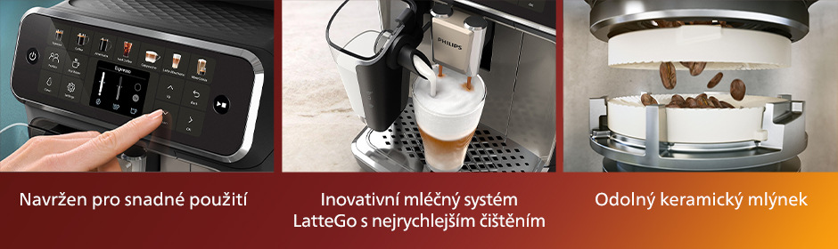 Espresso Philips EP4449/70 Series 4400 LatteGo