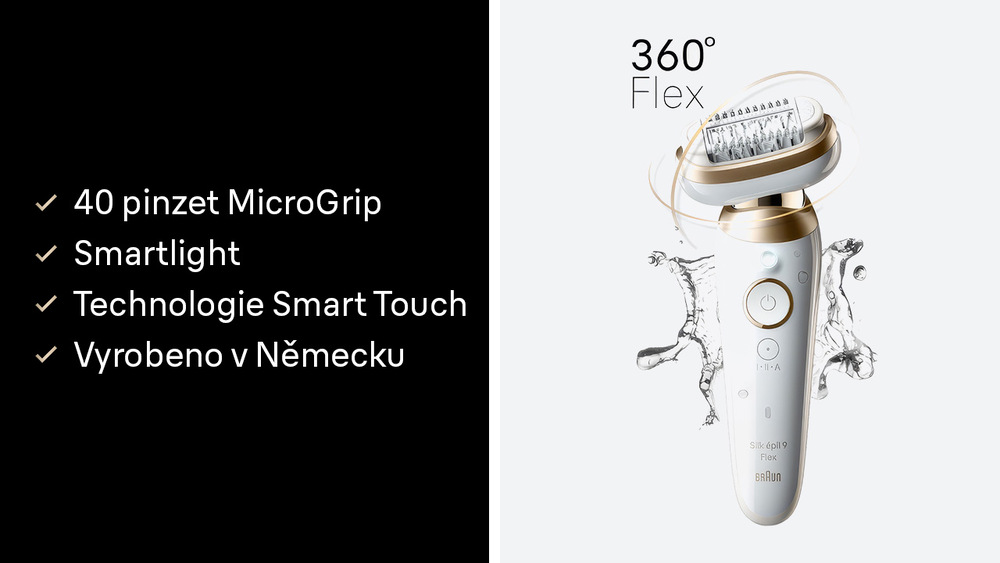 Epilátor Braun Silk-épil 9 Flex SES9-071 3D s 360° flexibilní hlavicí