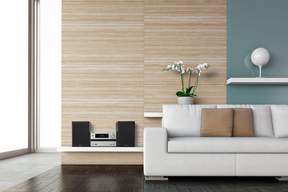 Mikrosystém KENWOOD M-720DAB černý/stříbrný
