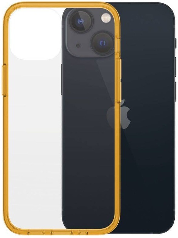 Kryt na mobil PanzerGlass ClearCaseColor na Apple iPhone 13 mini oranžový/průhledný