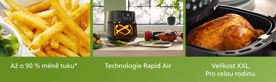 Fritéza horkovzdušná Philips Airfryer 7,2 l, Connected HD9285/96 černá Philips Series 5000 Airfryer XXL Connected 16 v 1 HD9285/96