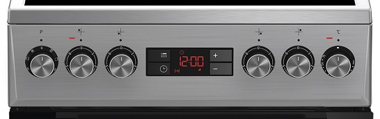 Sklokeramický sporák Beko FSE57300GX nerez Beko FSE 57300 GX