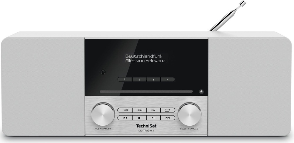 Radiopřijímač DAB+/CD Technisat DIGITRADIO 3 bílý