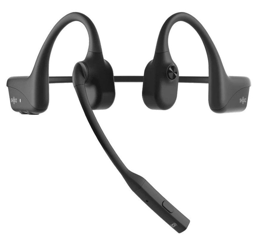 Sluchátka Shokz OpenComm2 UC (2025), USB-A, Bluetooth černá