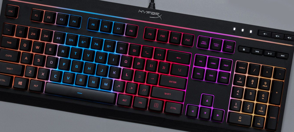 Klávesnice HyperX Alloy Core RGB, US černá