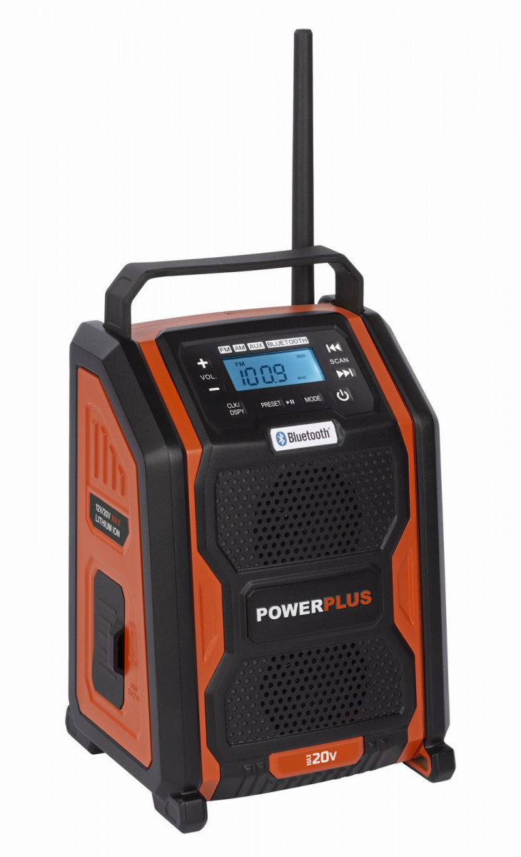 Stavební rádio POWERPLUS POWDP8060 (bez baterie)