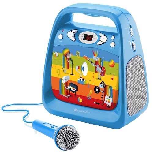 CD přehrávač GoGEN DÉČKO KARAOKE B modrý