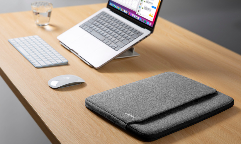 Pouzdro na notebook tomtoc Sleeve - 13" MacBook Air / 14" MacBook Pro - šedé