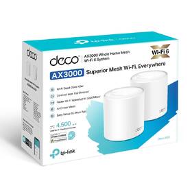 Komplexní Wi-Fi systém TP-Link Deco X50 (2 ks) bílá barva

