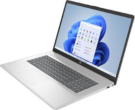 Notebook HP 17-cn3006nc + Game Pass předplatné na 3 měsíce stříbrná barva
