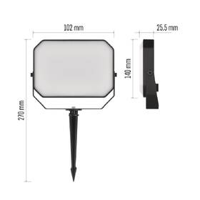 Reflektor EMOS GoSmart, 4 W, Expansion kit (1 ks) černá barva
