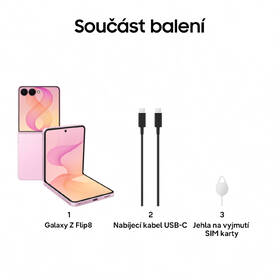 Mobilní telefon Samsung Galaxy Z Flip8 5G 12 GB / 256 GB růžový

 obrázek produktu 8 z 18