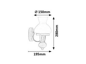 Nástěnné svítidlo Rabalux Petronel 7077 černé/dřevo

 obrázek produktu 1 z 2
