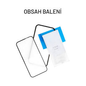 Tvrzené sklo FIXED Armor s aplikátorem na Apple iPhone 15 Pro Max černá barva
