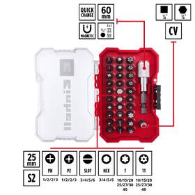 Sada bitů Einhell 49118693 (32 ks) 

 obrázek produktu 3 z 12