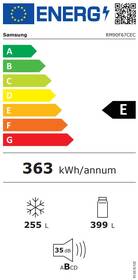 Americká lednice Samsung RM90F67CECEO černá barva
