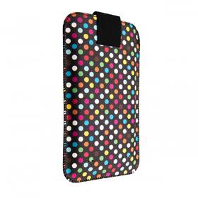 Pouzdro na mobil flipové FIXED Soft Slim Elements 4XL (vhodné pro 5") - rainbow dots 

 obrázek produktu 1 z 2