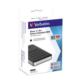 Externí pevný disk 2,5" Verbatim 1TB, s numerickou klávesnicí pro šifrování stříbrný/šedý

 obrázek produktu 5 z 5