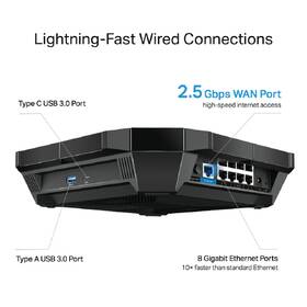 Router TP-Link Archer AX6000 černá barva
