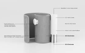 Tlakoměr na paži Withings Wi-Fi, BPM Core (EKG,SPO2), (WPM04-all-Inter) šedý/bílý

 obrázek produktu 3 z 3