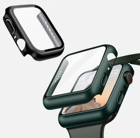 Ochranné pouzdro COTECi s ochranou displeje pro Apple Watch 7/8 41mm černá barva
