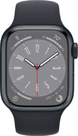 Chytré hodinky Apple Watch Series 8 GPS + Cellular 41mm pouzdro z temně inkoustového hliníku - temně inkoustový sportovní řemínek 

 obrázek produktu 1 z 8