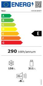 Americká lednice Haier HCR3818ENPT černá barva
