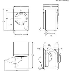 Pračka Electrolux EW8F4414GUC bílá barva

