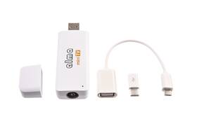 TV tuner ALMA mini TV, DVB-T2, H.265 bílá barva
