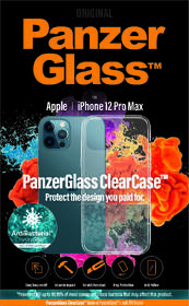 Kryt na mobil PanzerGlass ClearCase Antibacterial na Apple iPhone 12 Pro Max průhledný

 obrázek produktu 2 z 2