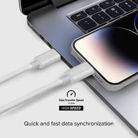 Kabel SBS USB-C/USB-C, PD, 100 W, 1,5 m šedý

 obrázek produktu 3 z 8
