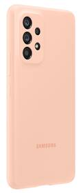 Kryt na mobil Samsung Silicon Cover na Galaxy A53 5G - peach 

 obrázek produktu 2 z 4